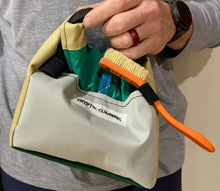 Load image into Gallery viewer, how to roll up a cryptic climbing chalk bucket