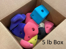 Load image into Gallery viewer, Overstock Box of Climbing Holds - 2.5-10 LB Box