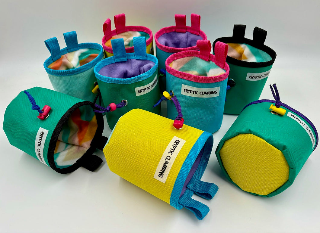 Funky & Colorful Climbing Chalk Bags