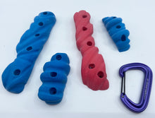 Load image into Gallery viewer, 19-Pack of Seashell Holds - Screw-on Kid&#39;s Climbing Holds
