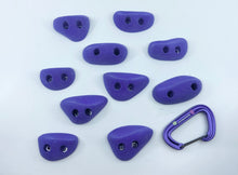 Load image into Gallery viewer, Sneaky Feet - 10-Pack of Screw-on Climbing Footholds
